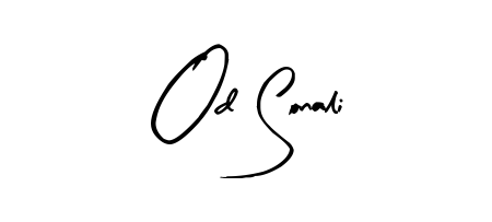 An effortless, minimalist signature concept for Od Sonali using Arty Signature design. Clean lines that look great on any document. Od Sonali signature style 8 images and pictures png