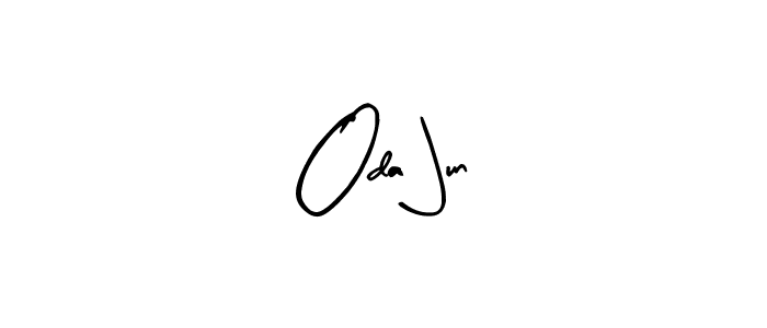 Arty Signature is a professional signature style that is perfect for those who want to add a touch of class to their signature. It is also a great choice for those who want to make their signature more unique. Get Oda Jun name to fancy signature for free. Oda Jun signature style 8 images and pictures png