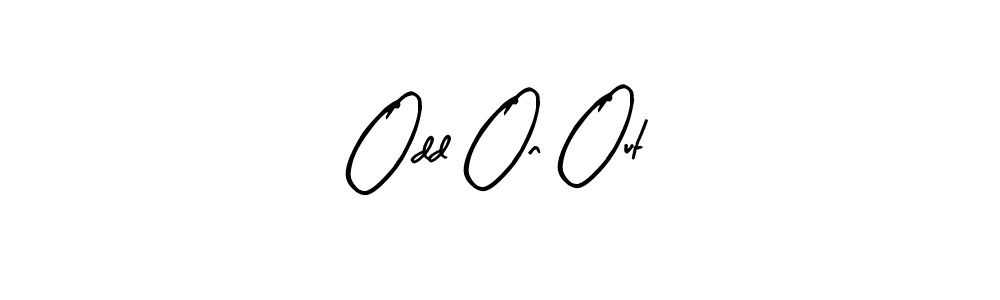 Create a beautiful signature design for name Odd On Out. With this signature (Arty Signature) fonts, you can make a handwritten signature for free. Odd On Out signature style 8 images and pictures png