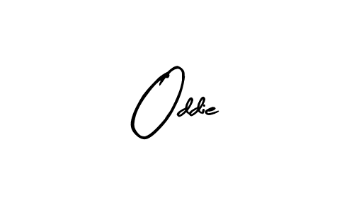 Create a beautiful signature design for name Oddie. With this signature (Arty Signature) fonts, you can make a handwritten signature for free. Oddie signature style 8 images and pictures png