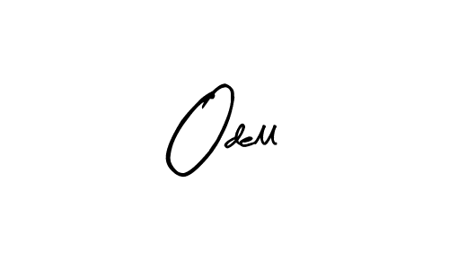if you are searching for the best signature style for your name Odell. so please give up your signature search. here we have designed multiple signature styles  using Arty Signature. Odell signature style 8 images and pictures png