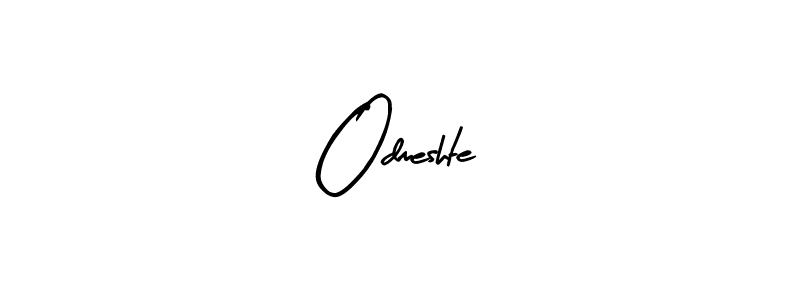 The best way (Arty Signature) to make a short signature is to pick only two or three words in your name. The name Odmeshte include a total of six letters. For converting this name. Odmeshte signature style 8 images and pictures png