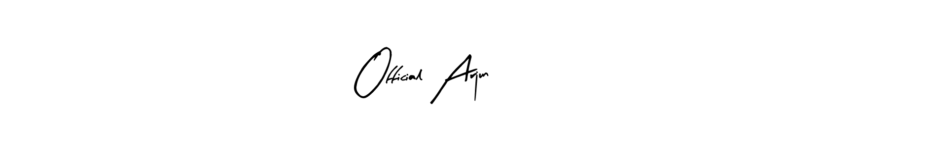 You can use this online signature creator to create a handwritten signature for the name Official Arjun 2305. This is the best online autograph maker. Official Arjun 2305 signature style 8 images and pictures png