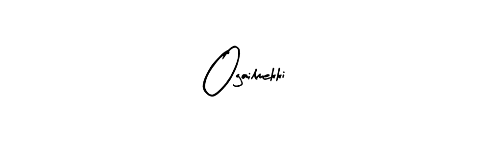 Create a beautiful signature design for name Ogailmekki. With this signature (Arty Signature) fonts, you can make a handwritten signature for free. Ogailmekki signature style 8 images and pictures png