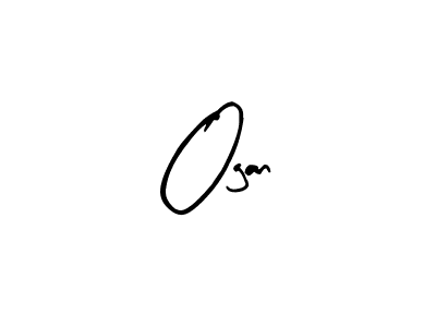 You should practise on your own different ways (Arty Signature) to write your name (Ogan) in signature. don't let someone else do it for you. Ogan signature style 8 images and pictures png