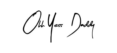 A sleek calligraphic signature for name Ohh Yess Daddy utilizing Arty Signature styling. Great for adding personal signatures to photos and art. Ohh Yess Daddy signature style 8 images and pictures png