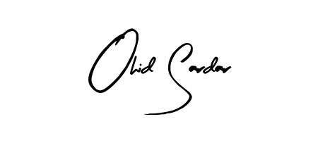 Looking for an artistic signature for Ohid Sardar? The Arty Signature calligraphy style gives a sophisticated flow suitable for business cards and emails. Ohid Sardar signature style 8 images and pictures png