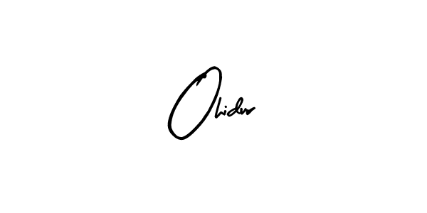 Make a beautiful signature design for name Ohidur. Use this online signature maker to create a handwritten signature for free. Ohidur signature style 8 images and pictures png