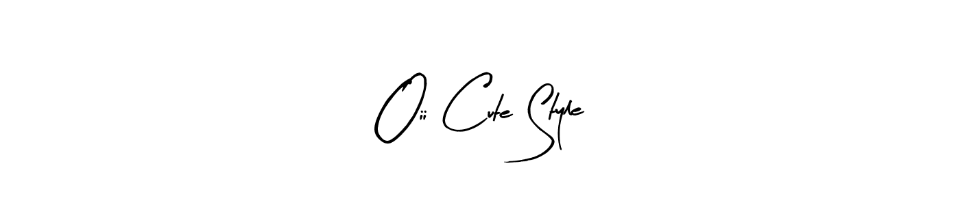 Also we have Oii Cute Style name is the best signature style. Create professional handwritten signature collection using Arty Signature autograph style. Oii Cute Style signature style 8 images and pictures png