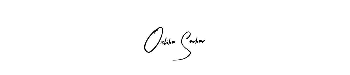 How to make Oishika Sarkar signature? Arty Signature is a professional autograph style. Create handwritten signature for Oishika Sarkar name. Oishika Sarkar signature style 8 images and pictures png