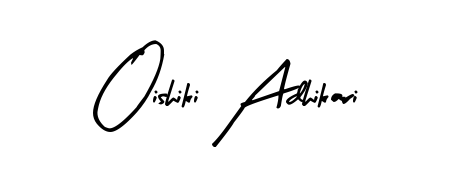 Also we have Oishiki Adhikari name is the best signature style. Create professional handwritten signature collection using Arty Signature autograph style. Oishiki Adhikari signature style 8 images and pictures png