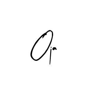 Arty Signature is a professional signature style that is perfect for those who want to add a touch of class to their signature. It is also a great choice for those who want to make their signature more unique. Get Oja name to fancy signature for free. Oja signature style 8 images and pictures png