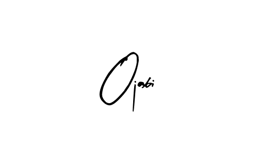 How to make Ojabi name signature. Use Arty Signature style for creating short signs online. This is the latest handwritten sign. Ojabi signature style 8 images and pictures png