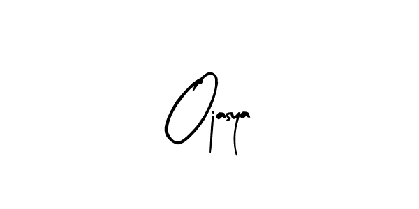 How to make Ojasya name signature. Use Arty Signature style for creating short signs online. This is the latest handwritten sign. Ojasya signature style 8 images and pictures png