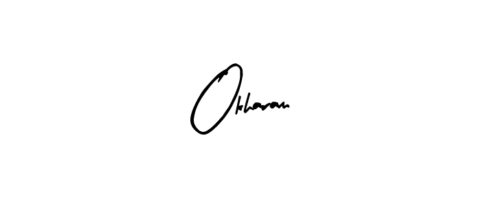 Design your own signature with our free online signature maker. With this signature software, you can create a handwritten (Arty Signature) signature for name Okharam. Okharam signature style 8 images and pictures png