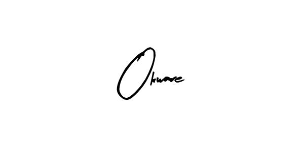 Use a signature maker to create a handwritten signature online. With this signature software, you can design (Arty Signature) your own signature for name Okware. Okware signature style 8 images and pictures png