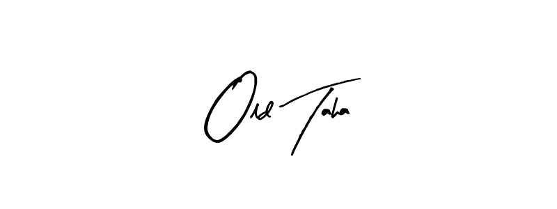 Arty Signature is a professional signature style that is perfect for those who want to add a touch of class to their signature. It is also a great choice for those who want to make their signature more unique. Get Old Taha name to fancy signature for free. Old Taha signature style 8 images and pictures png