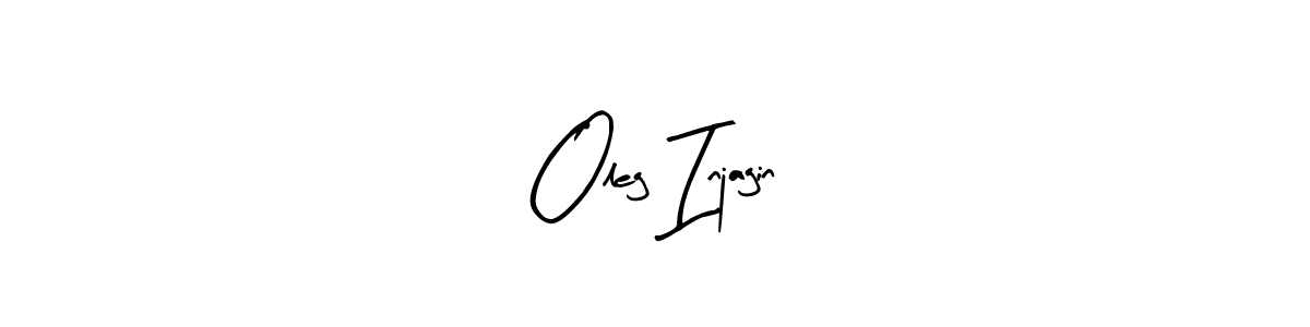 Design your own signature with our free online signature maker. With this signature software, you can create a handwritten (Arty Signature) signature for name Oleg Injagin. Oleg Injagin signature style 8 images and pictures png