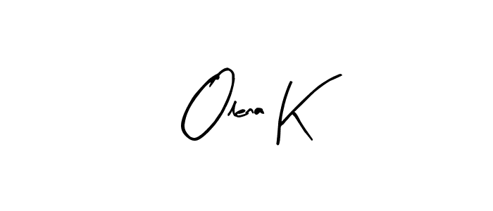 if you are searching for the best signature style for your name Olena K. so please give up your signature search. here we have designed multiple signature styles  using Arty Signature. Olena K signature style 8 images and pictures png