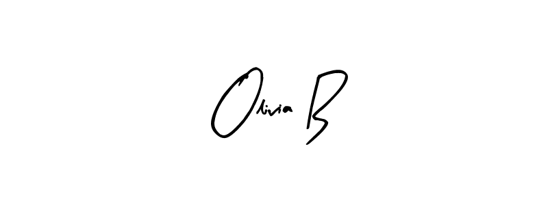 Arty Signature is a professional signature style that is perfect for those who want to add a touch of class to their signature. It is also a great choice for those who want to make their signature more unique. Get Olivia B name to fancy signature for free. Olivia B signature style 8 images and pictures png