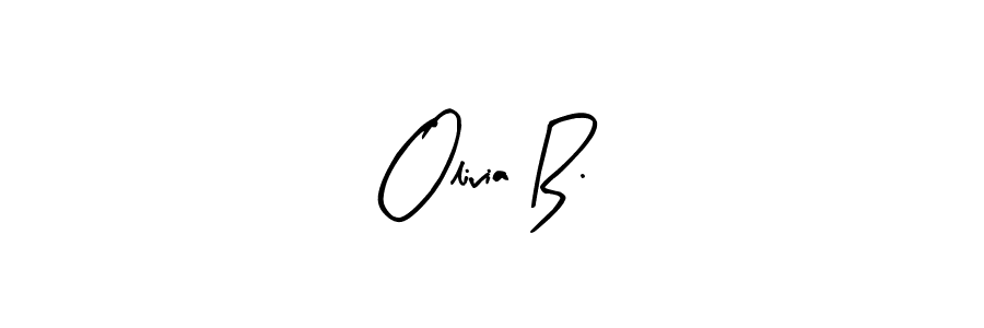 How to Draw Olivia B. signature style? Arty Signature is a latest design signature styles for name Olivia B.. Olivia B. signature style 8 images and pictures png