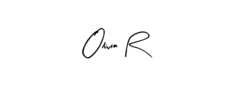 Similarly Arty Signature is the best handwritten signature design. Signature creator online .You can use it as an online autograph creator for name Olivia R. Olivia R signature style 8 images and pictures png