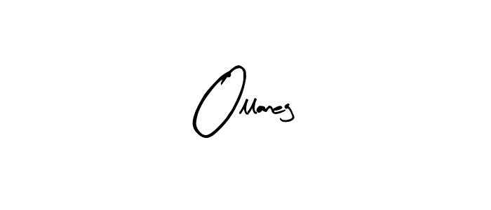 Create a beautiful signature design for name Ollaneg. With this signature (Arty Signature) fonts, you can make a handwritten signature for free. Ollaneg signature style 8 images and pictures png