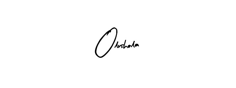 Also we have Olushola name is the best signature style. Create professional handwritten signature collection using Arty Signature autograph style. Olushola signature style 8 images and pictures png