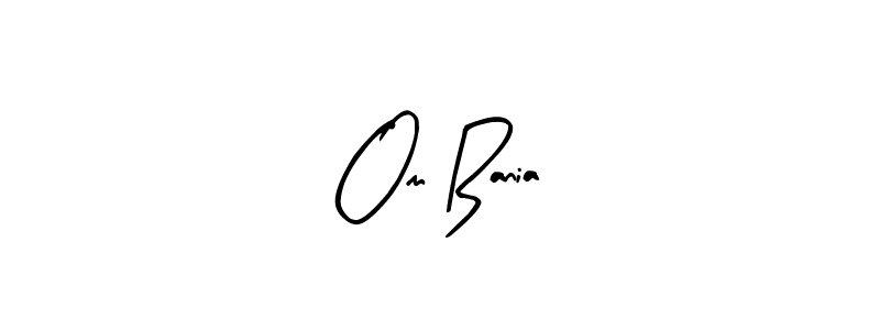 You can use this online signature creator to create a handwritten signature for the name Om Bania. This is the best online autograph maker. Om Bania signature style 8 images and pictures png