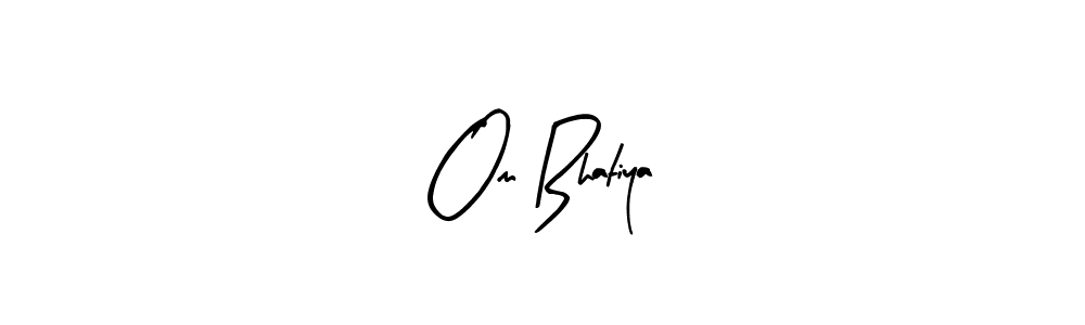 How to Draw Om Bhatiya signature style? Arty Signature is a latest design signature styles for name Om Bhatiya. Om Bhatiya signature style 8 images and pictures png