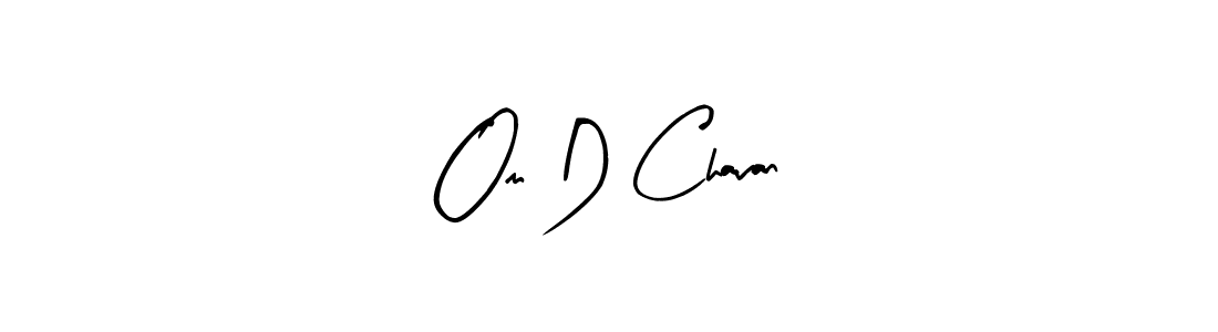 Use a signature maker to create a handwritten signature online. With this signature software, you can design (Arty Signature) your own signature for name Om D Chavan. Om D Chavan signature style 8 images and pictures png