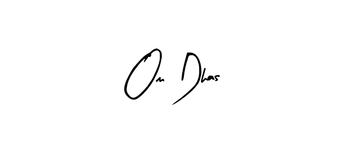 Best and Professional Signature Style for Om Dhas. Arty Signature Best Signature Style Collection. Om Dhas signature style 8 images and pictures png