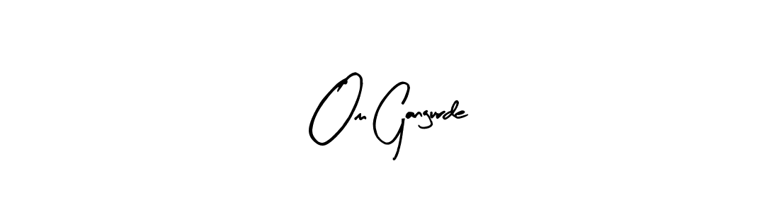 Also You can easily find your signature by using the search form. We will create Om Gangurde name handwritten signature images for you free of cost using Arty Signature sign style. Om Gangurde signature style 8 images and pictures png