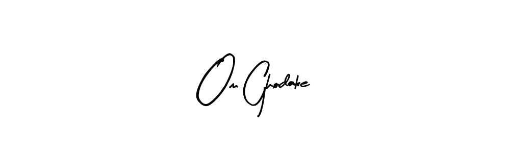 The best way (Arty Signature) to make a short signature is to pick only two or three words in your name. The name Om Ghodake include a total of six letters. For converting this name. Om Ghodake signature style 8 images and pictures png