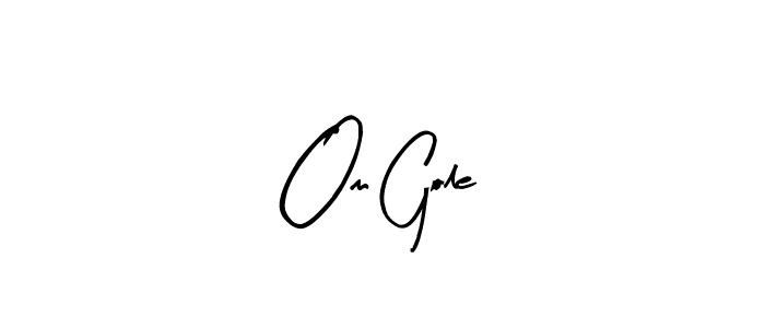 See photos of Om Gole official signature by Spectra . Check more albums & portfolios. Read reviews & check more about Arty Signature font. Om Gole signature style 8 images and pictures png