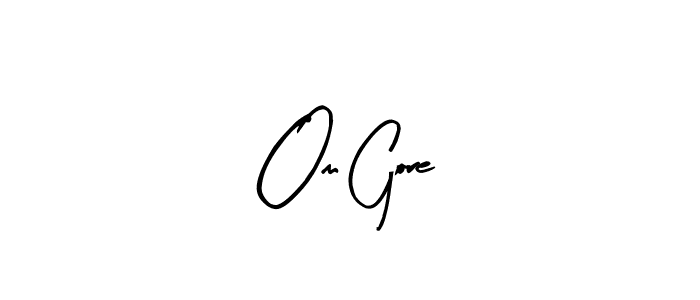 See photos of Om Gore official signature by Spectra . Check more albums & portfolios. Read reviews & check more about Arty Signature font. Om Gore signature style 8 images and pictures png