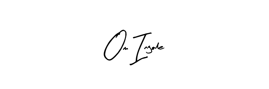 How to Draw Om Ingole signature style? Arty Signature is a latest design signature styles for name Om Ingole. Om Ingole signature style 8 images and pictures png