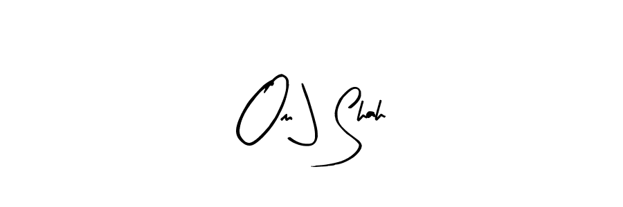 Here are the top 10 professional signature styles for the name Om J Shah. These are the best autograph styles you can use for your name. Om J Shah signature style 8 images and pictures png