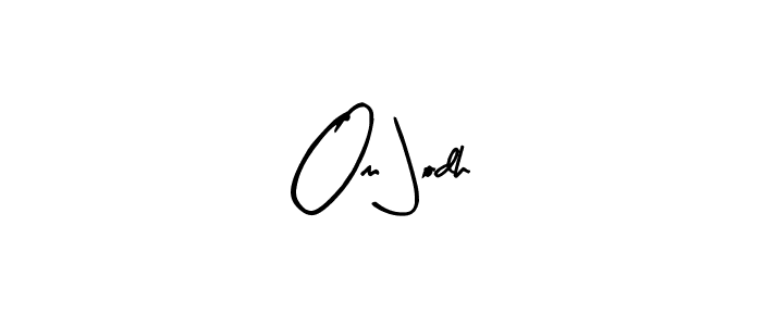 Similarly Arty Signature is the best handwritten signature design. Signature creator online .You can use it as an online autograph creator for name Om Jodh. Om Jodh signature style 8 images and pictures png