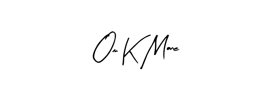 How to Draw Om K Mane signature style? Arty Signature is a latest design signature styles for name Om K Mane. Om K Mane signature style 8 images and pictures png