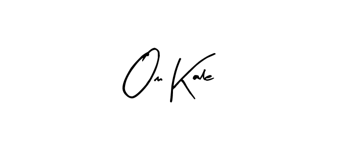 Similarly Arty Signature is the best handwritten signature design. Signature creator online .You can use it as an online autograph creator for name Om Kale. Om Kale signature style 8 images and pictures png