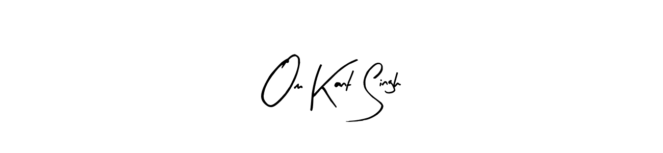 Use a signature maker to create a handwritten signature online. With this signature software, you can design (Arty Signature) your own signature for name Om Kant Singh. Om Kant Singh signature style 8 images and pictures png