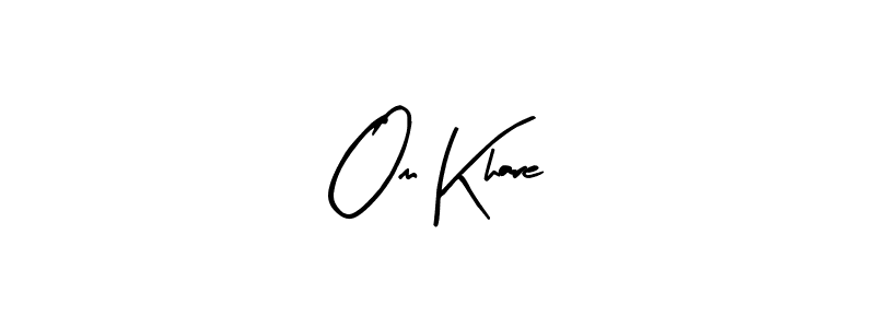 Om Khare stylish signature style. Best Handwritten Sign (Arty Signature) for my name. Handwritten Signature Collection Ideas for my name Om Khare. Om Khare signature style 8 images and pictures png