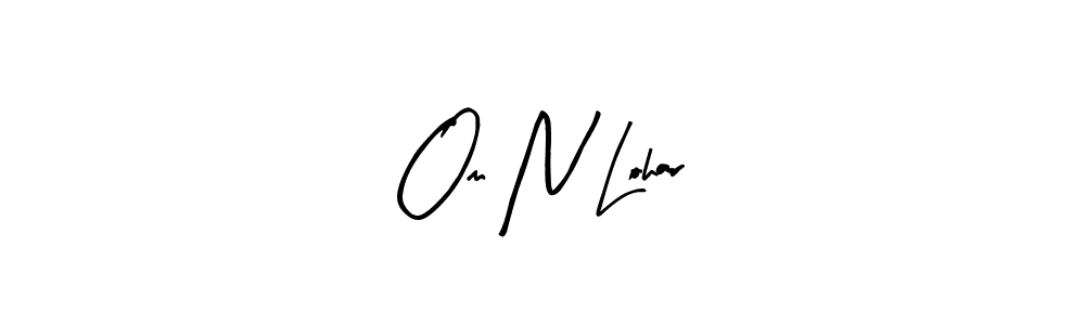 How to Draw Om N Lohar signature style? Arty Signature is a latest design signature styles for name Om N Lohar. Om N Lohar signature style 8 images and pictures png