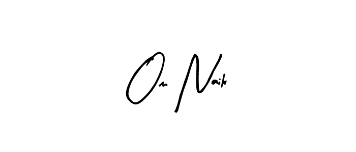 The best way (Arty Signature) to make a short signature is to pick only two or three words in your name. The name Om Naik include a total of six letters. For converting this name. Om Naik signature style 8 images and pictures png