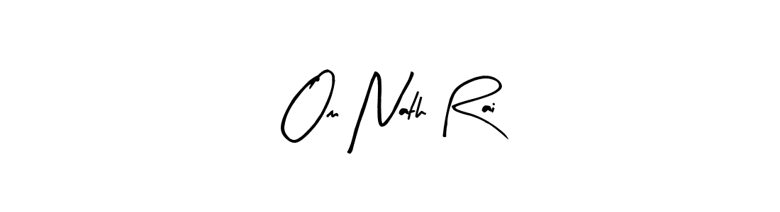 Similarly Arty Signature is the best handwritten signature design. Signature creator online .You can use it as an online autograph creator for name Om Nath Rai. Om Nath Rai signature style 8 images and pictures png