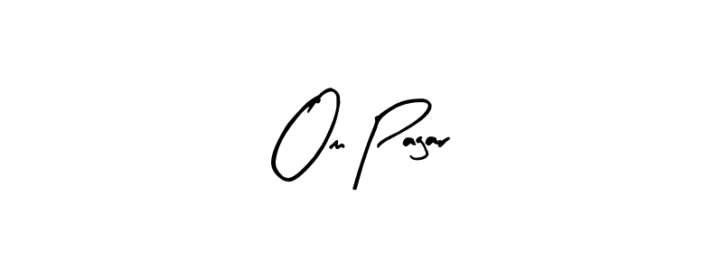 Make a beautiful signature design for name Om Pagar. Use this online signature maker to create a handwritten signature for free. Om Pagar signature style 8 images and pictures png