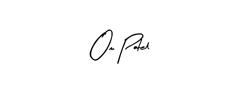 Om Patel stylish signature style. Best Handwritten Sign (Arty Signature) for my name. Handwritten Signature Collection Ideas for my name Om Patel. Om Patel signature style 8 images and pictures png