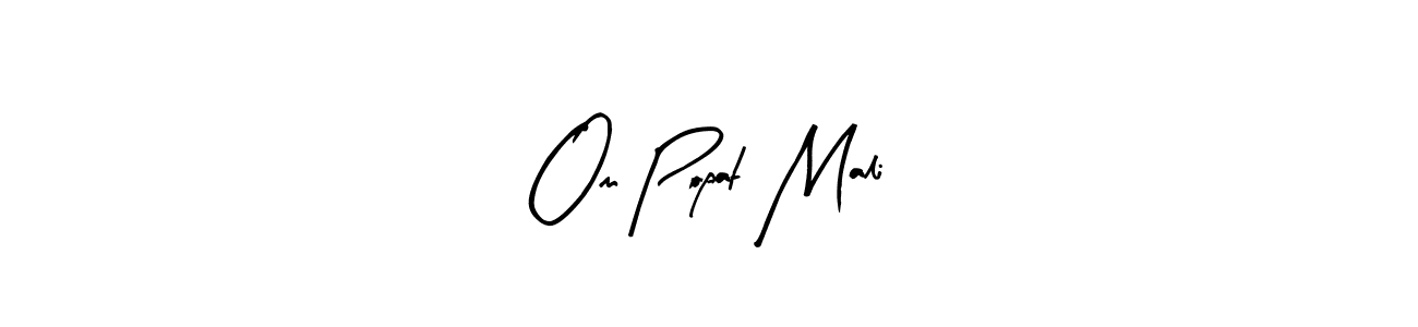 Make a beautiful signature design for name Om Popat Mali. Use this online signature maker to create a handwritten signature for free. Om Popat Mali signature style 8 images and pictures png