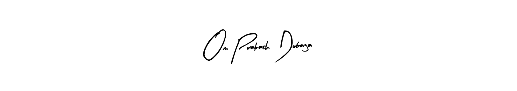 Design your own signature with our free online signature maker. With this signature software, you can create a handwritten (Arty Signature) signature for name Om Prakash Dubaga. Om Prakash Dubaga signature style 8 images and pictures png